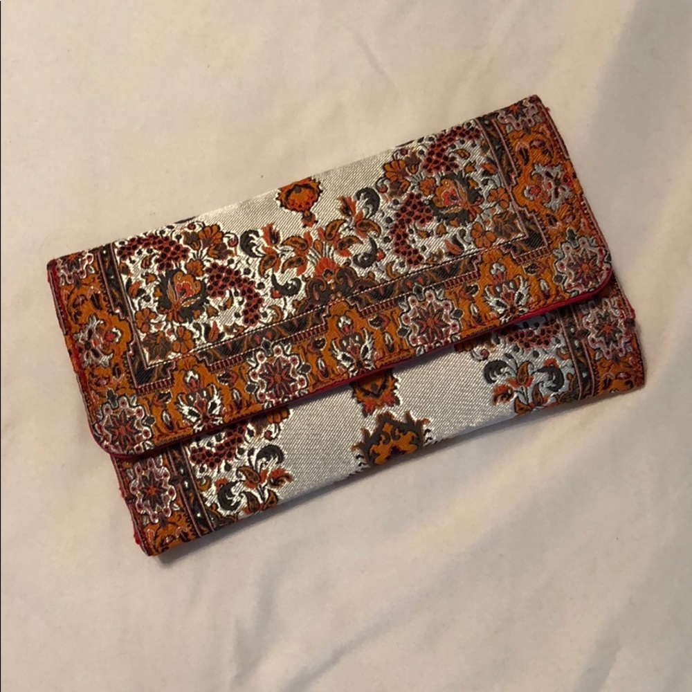 Intricately Detailed Red Wallet